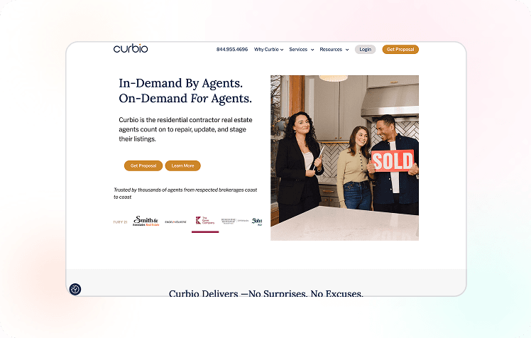 Curbio.com Mobile App – Property renovation and project management platform